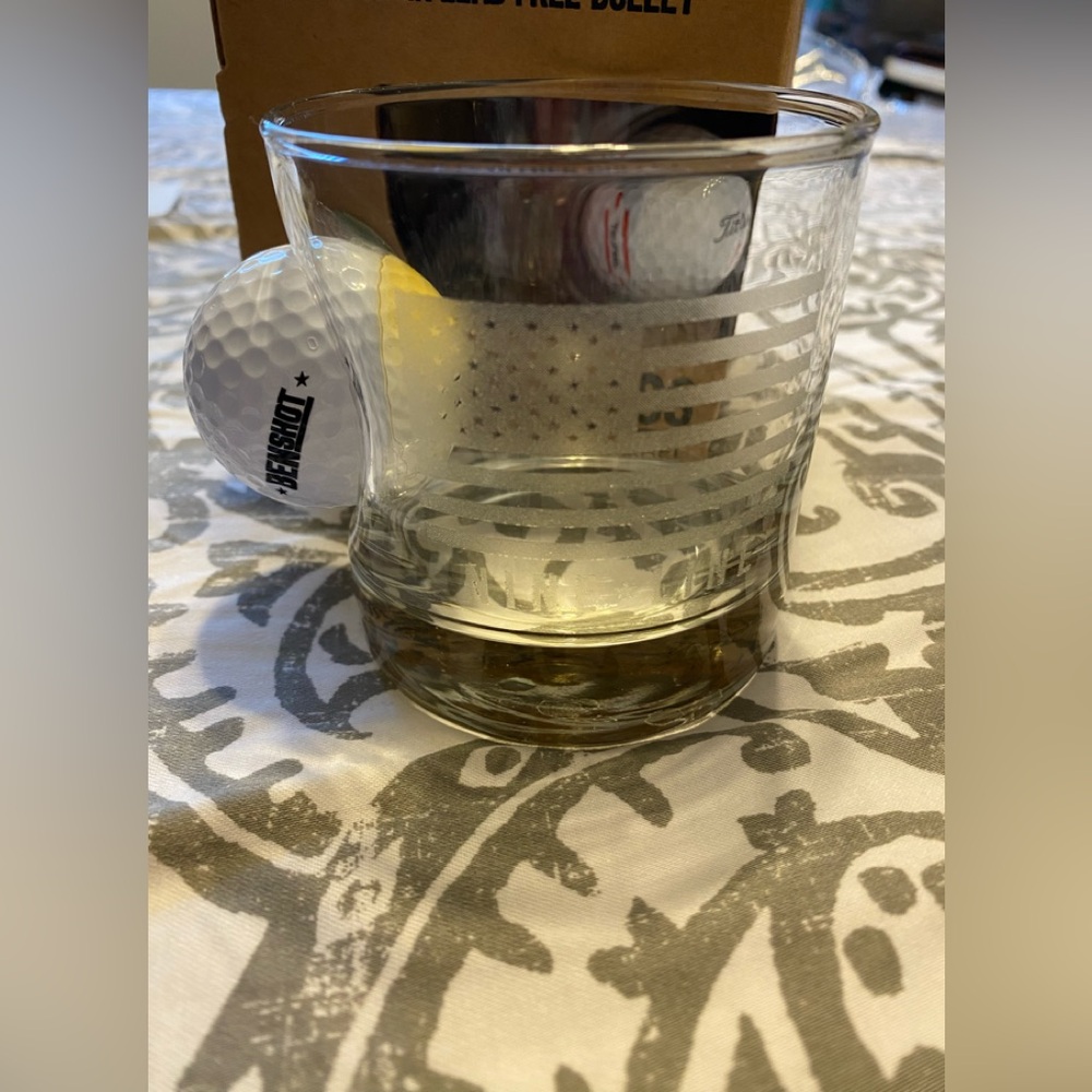 BenShot Golf Ball Rocks Glass - Picture 5 of 5